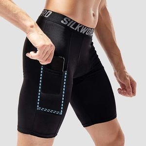 NWT SILK-WORLD Compression Shorts  Running Tight Size Medium